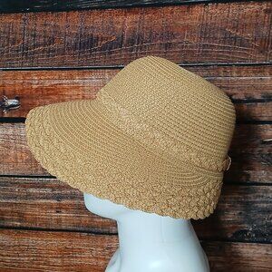 Nicole Marciano Straw Sun Hat One Size Beach Garden